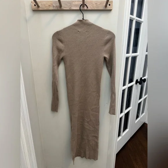 Vici Essential Mock Neck Knit Midi Dress - Picture 9 of 9